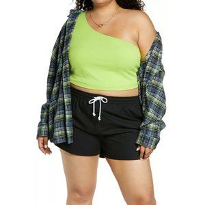 BP One-Shoulder Rib Tank Top - Plus - NEW WITH TAGS size 1X